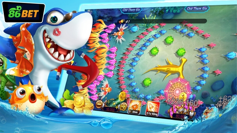 Ưu điểm nổi bật của 86BET bắn cá trúng thưởng