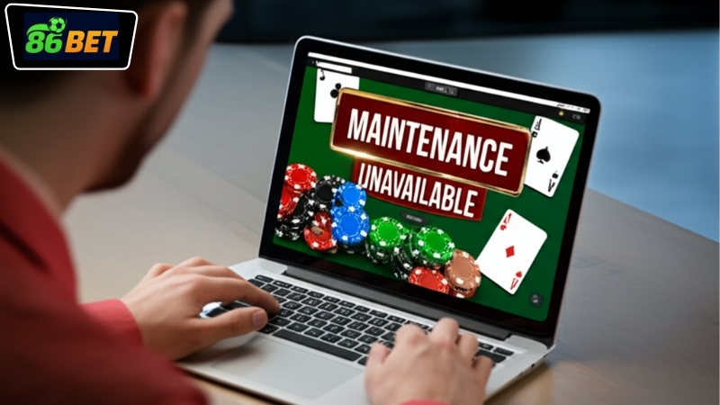 Khi nào nhà cái 86BET bảo trì? Lịch bảo trì mới nhất
