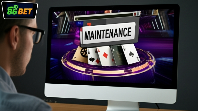 Hướng dẫn xử lý khi nhà cái 86BET bảo trì tạm thời